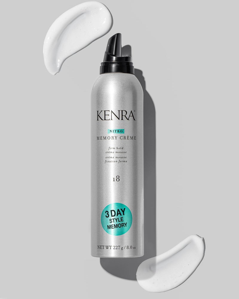 Kenra Professional Nitro Memory CrÃ¨me 18 | Firm Hold CrÃ¨me Mousse | All Hair Types | 8 Oz - Image 5